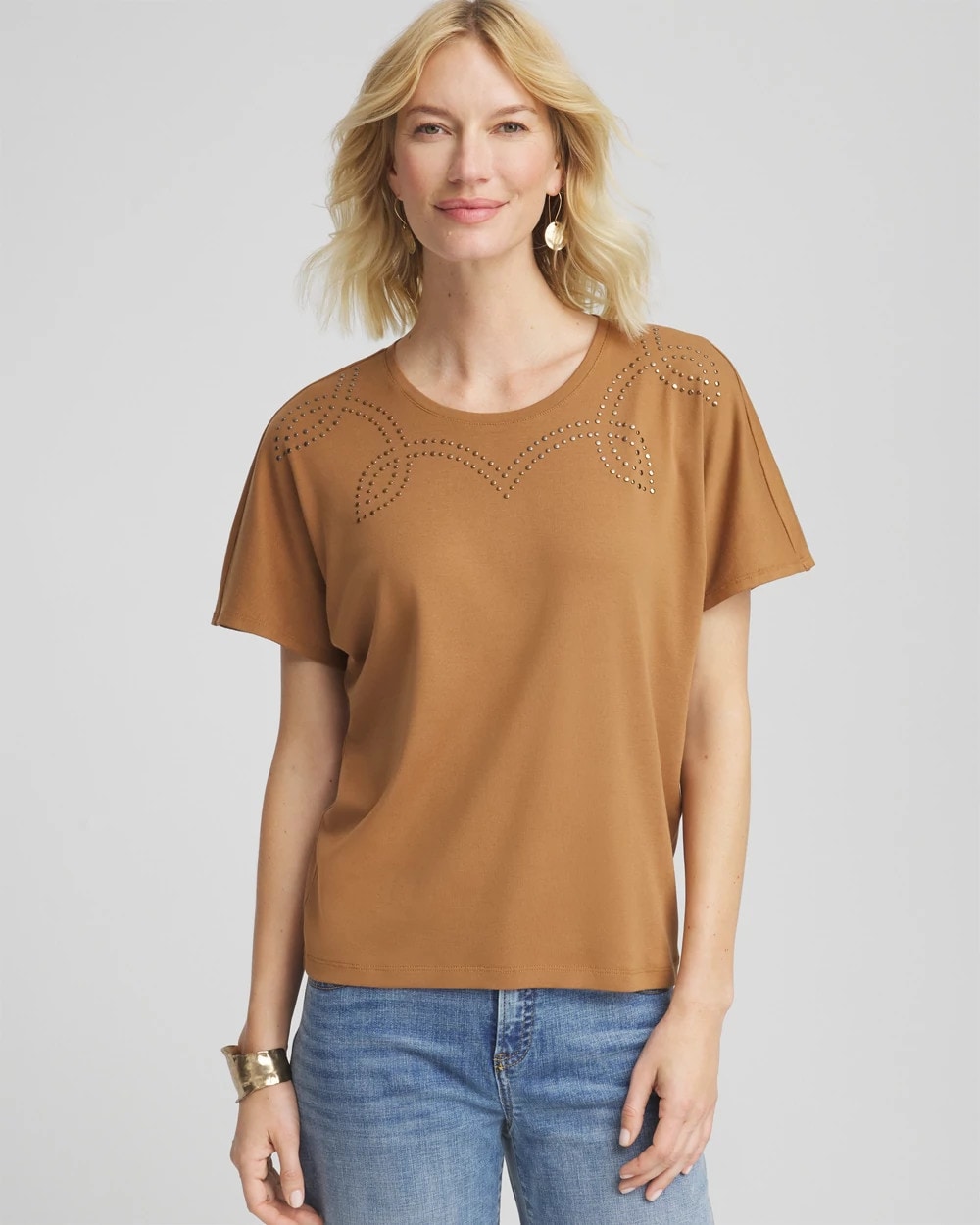 Studded Tapered Dolman Top | Chico's